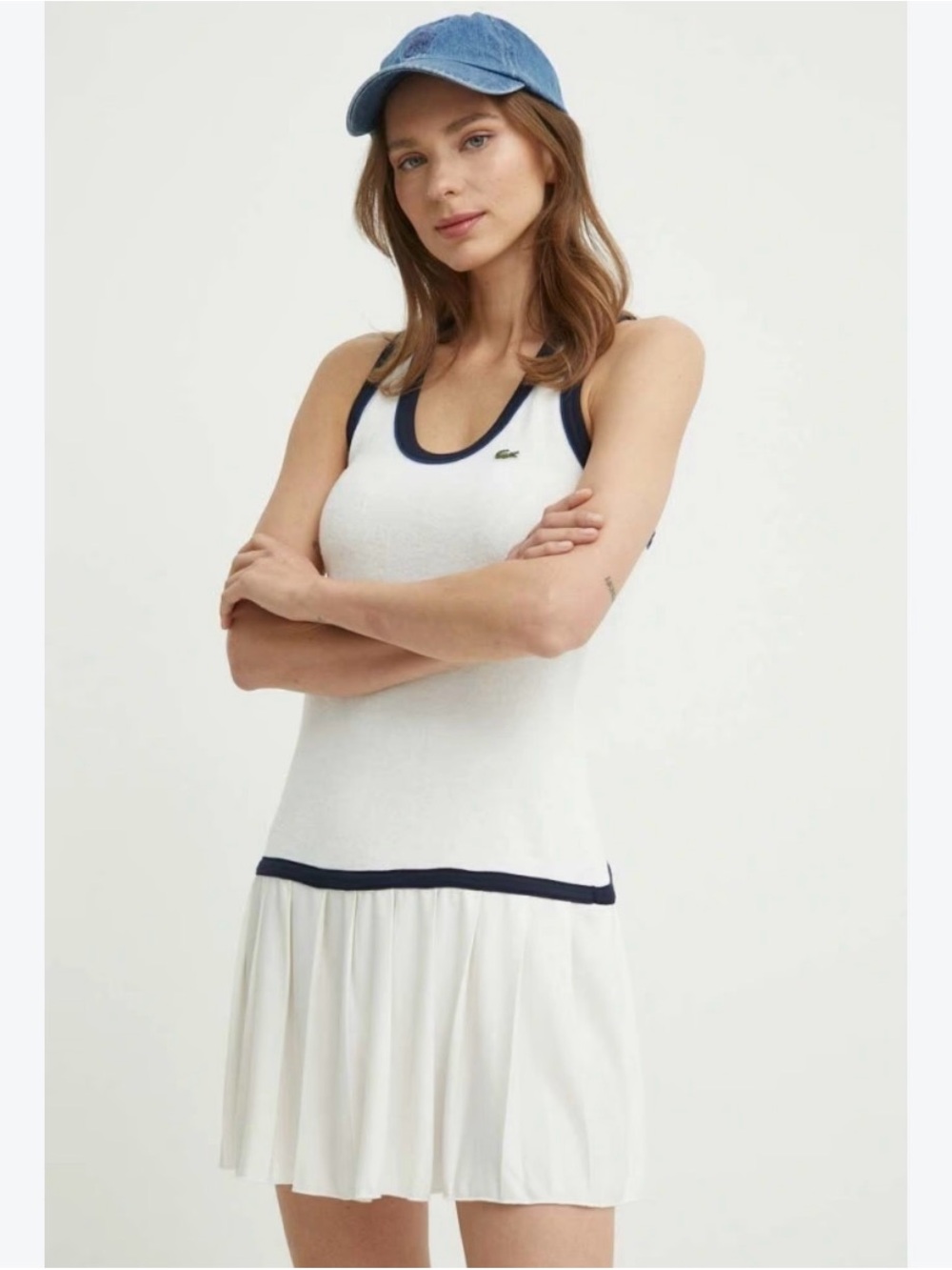 Women's Slim Fit Cross Back Terry dress